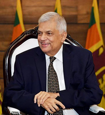 H.E. Ranil Wickremesinghe, President, Sri Lanka
